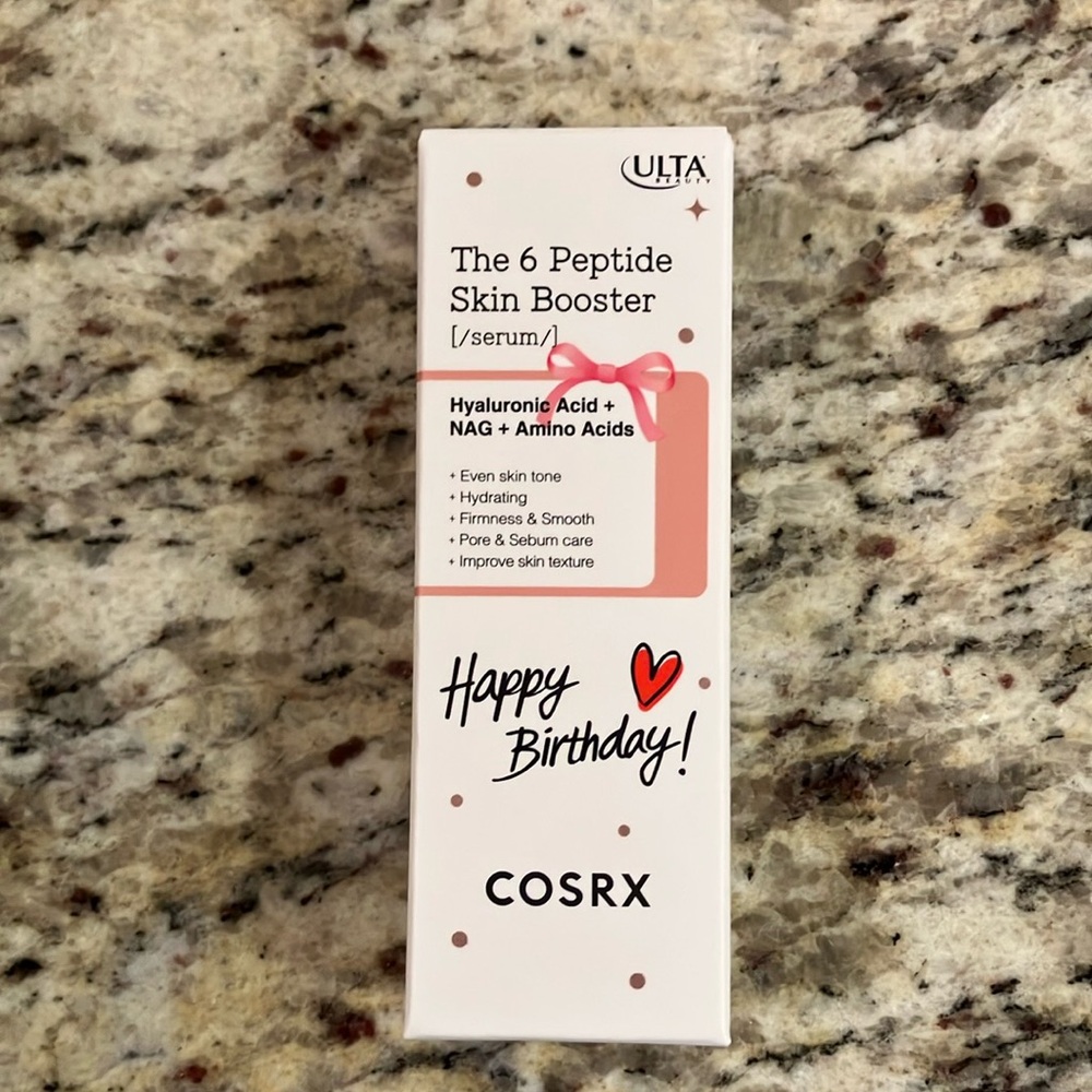 COSRX The 6 Peptide Skin Booster Serum ULTA Happy Birthday Edition New